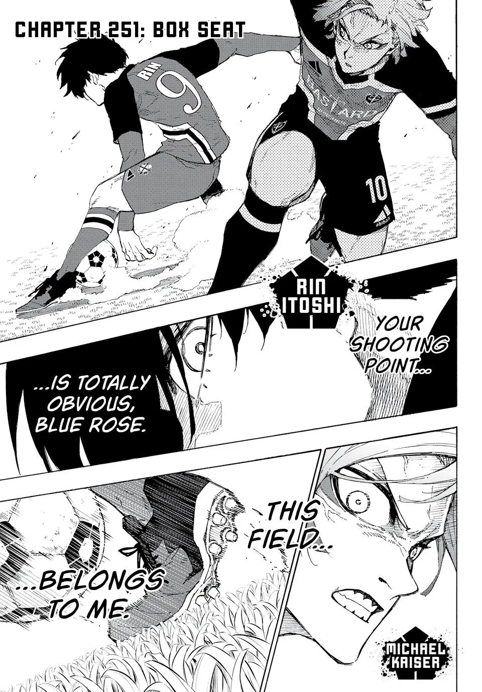 B Lock Manga, chapter 251, page 1