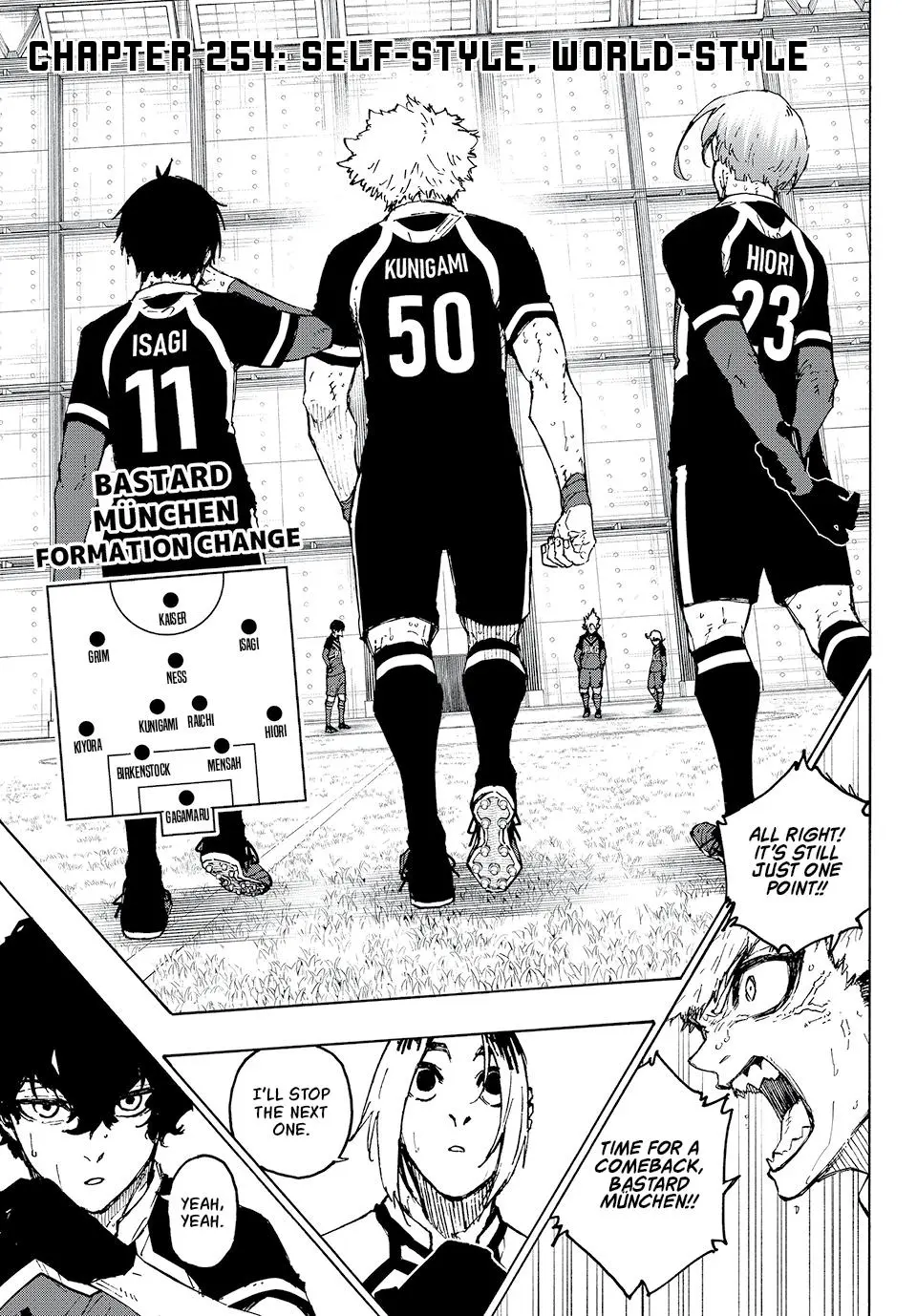 B Lock Manga, chapter 254, page 1