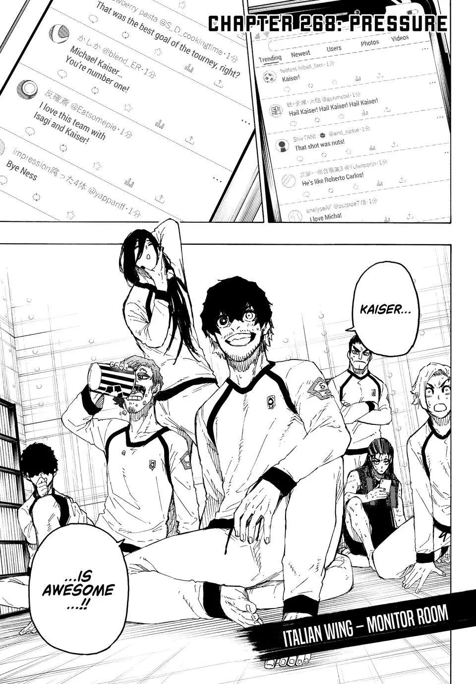 B Lock Manga, chapter 268, page 1