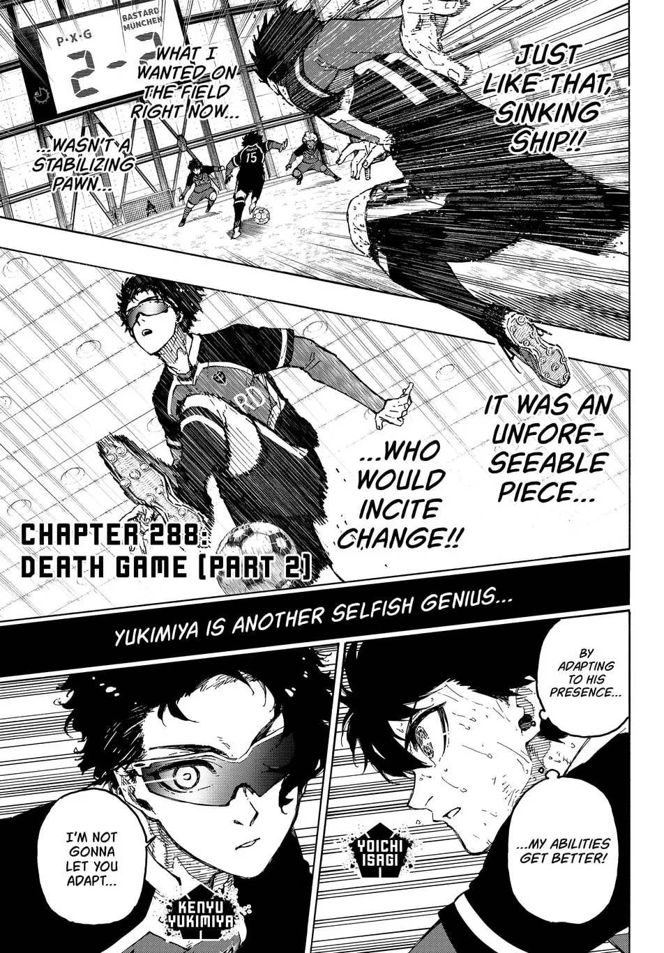 B Lock Manga, chapter 288.2, page 1