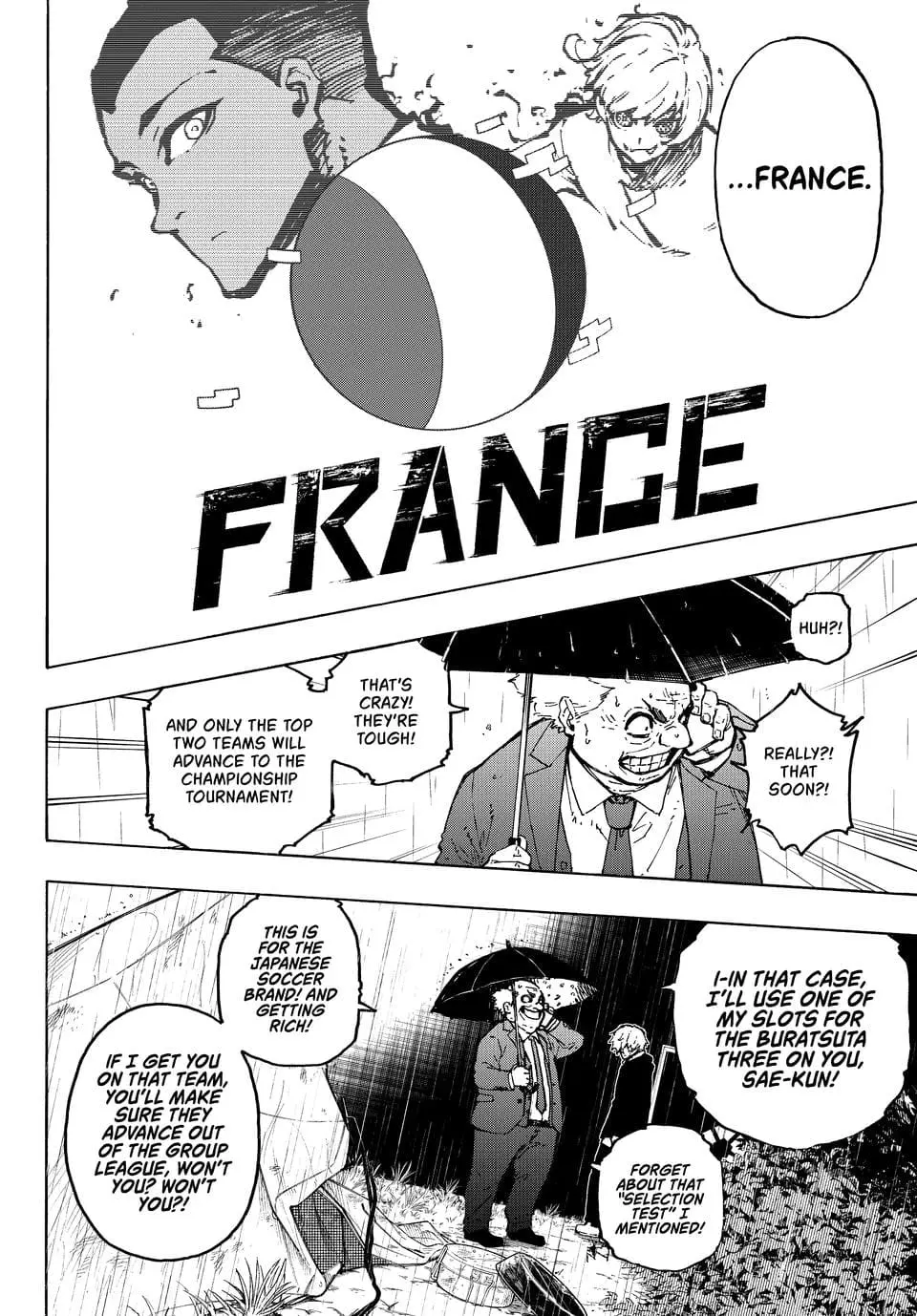 B Lock Manga, chapter 308, page 15