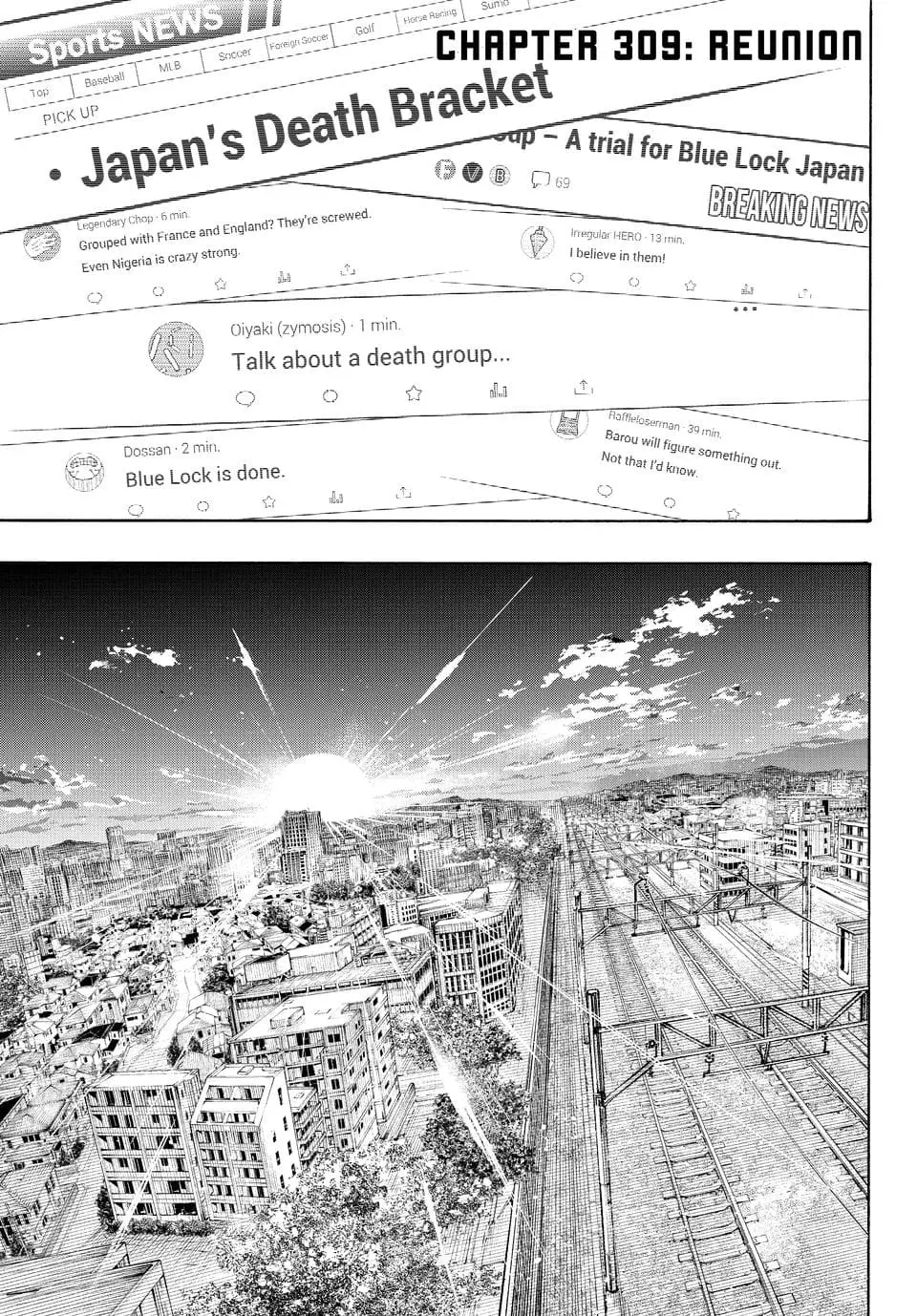B Lock Manga, chapter 309, page 1