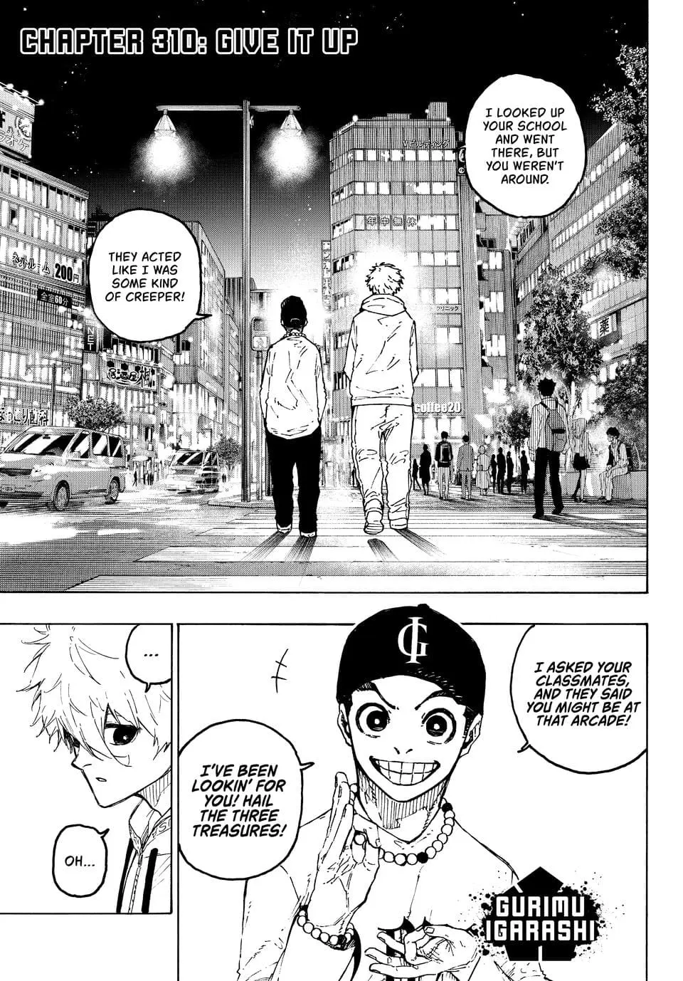B Lock Manga, chapter 310, page 1