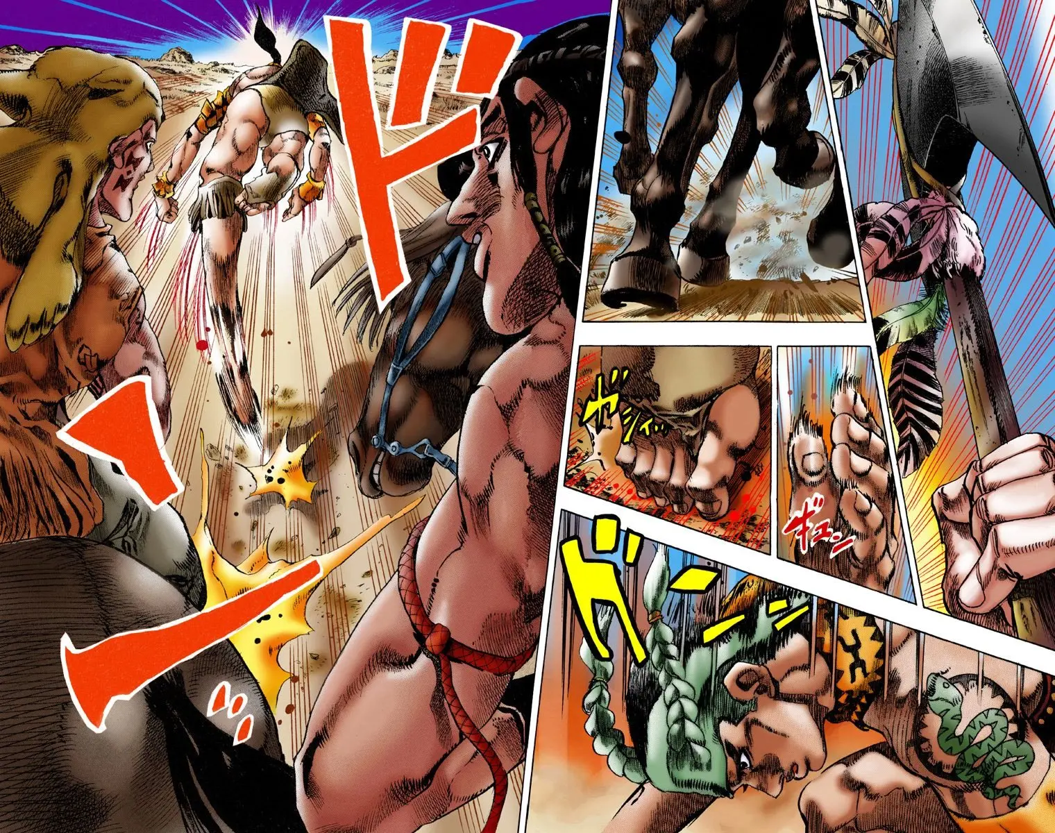JoJo's Bizarre Adventure Steel Ball Run Colored Manga, chapter 1, page 6