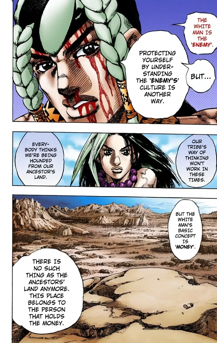 JoJo's Bizarre Adventure Steel Ball Run Colored Manga, chapter 1, page 16