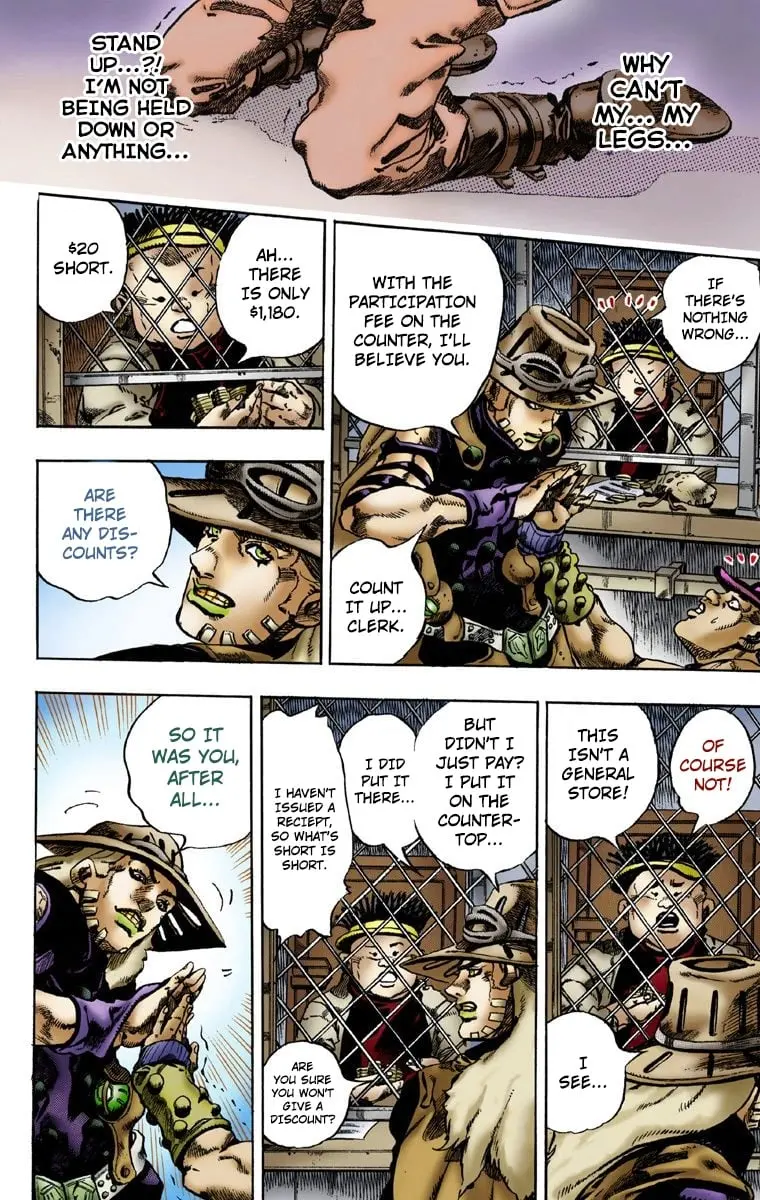 JoJo's Bizarre Adventure Steel Ball Run Colored Manga, chapter 1, page 44