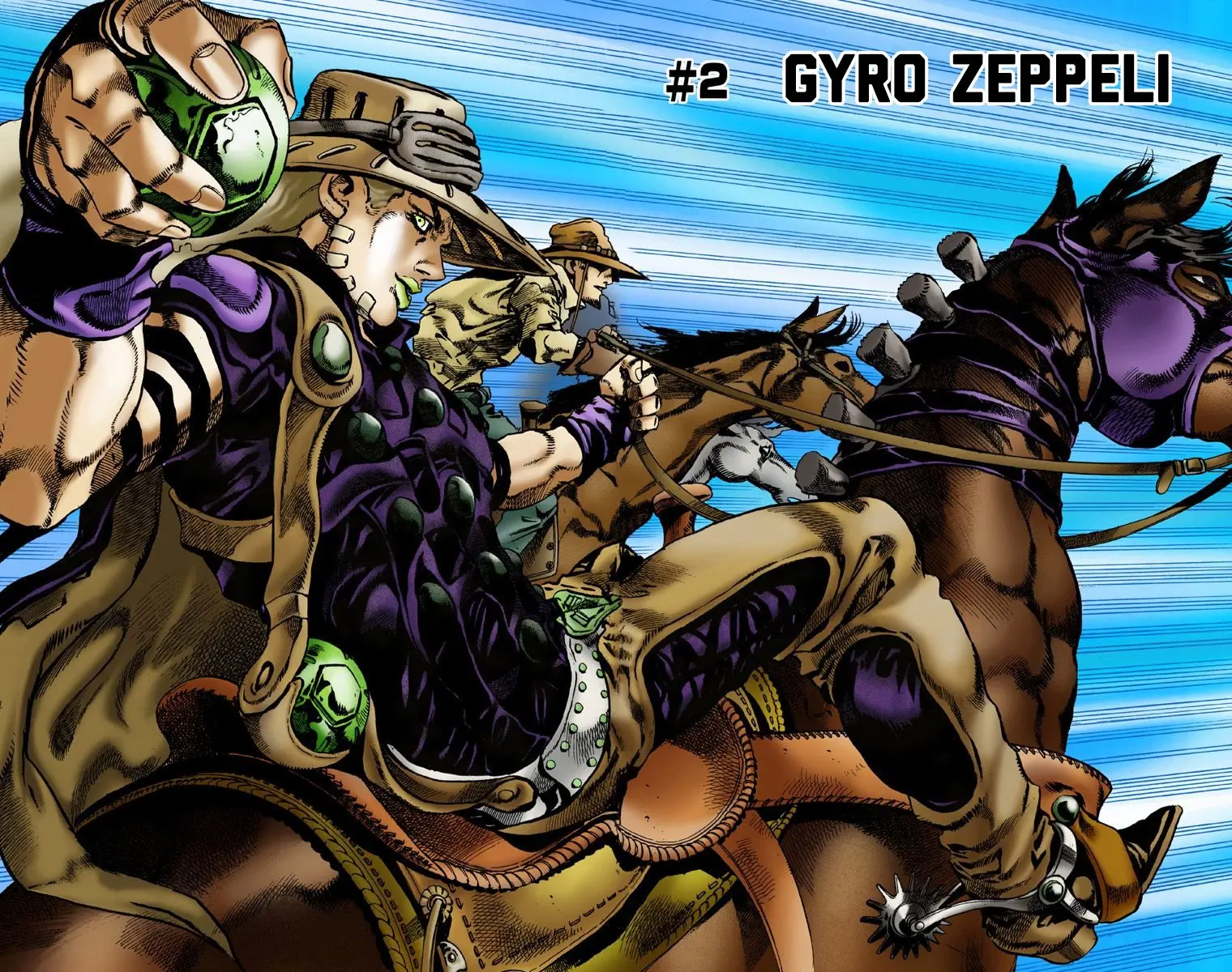 JoJo's Bizarre Adventure Steel Ball Run Colored Manga, chapter 2, page 3