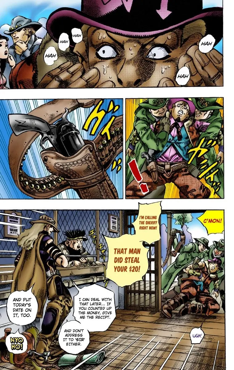 JoJo's Bizarre Adventure Steel Ball Run Colored Manga, chapter 2, page 11