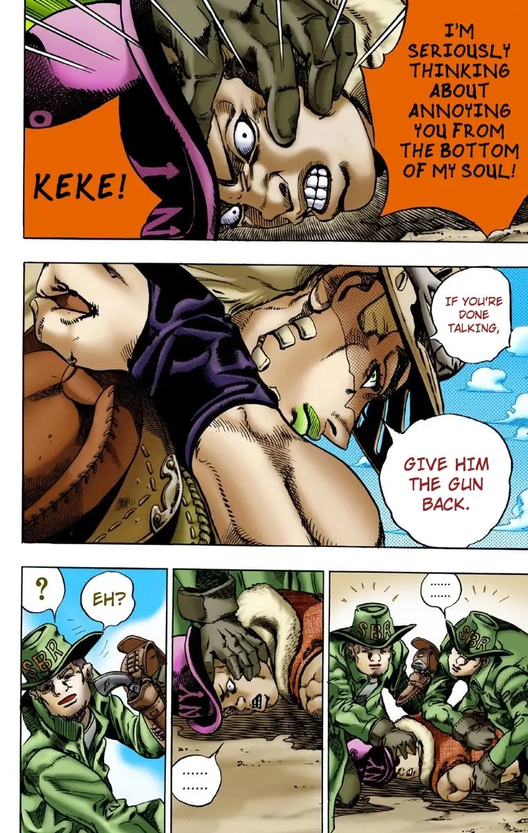 JoJo's Bizarre Adventure Steel Ball Run Colored Manga, chapter 2, page 15