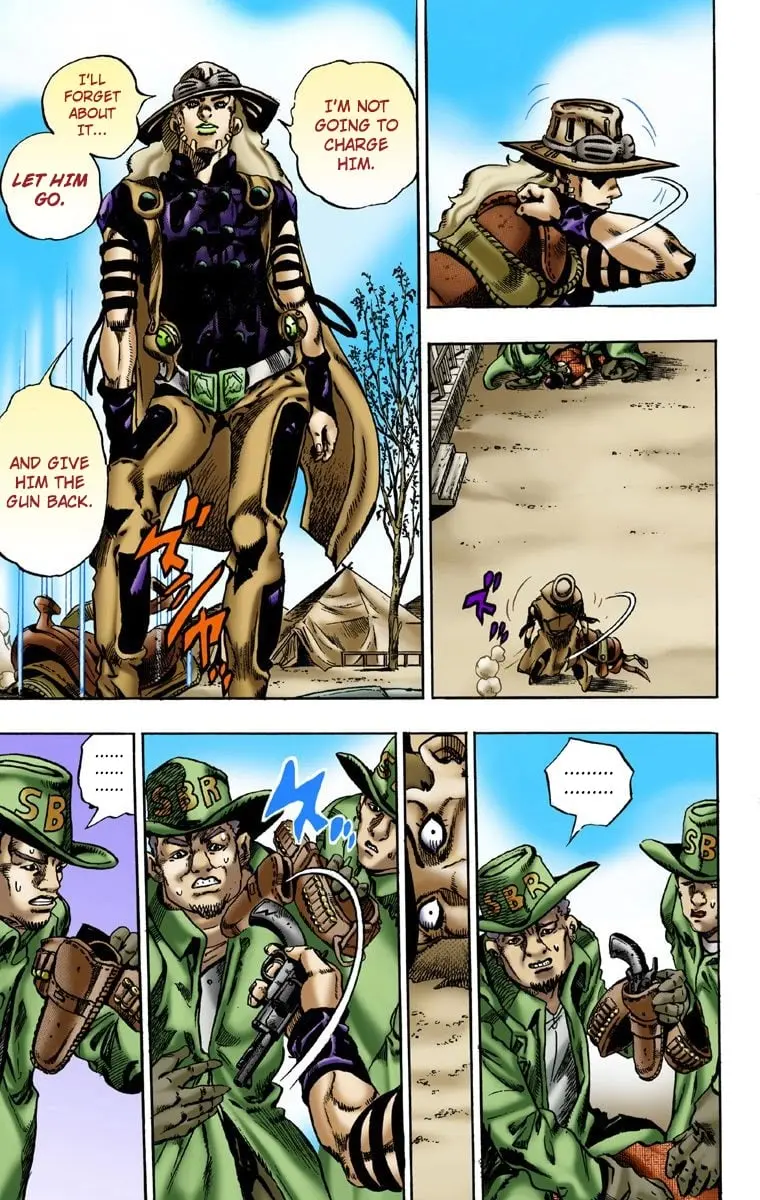 JoJo's Bizarre Adventure Steel Ball Run Colored Manga, chapter 2, page 16