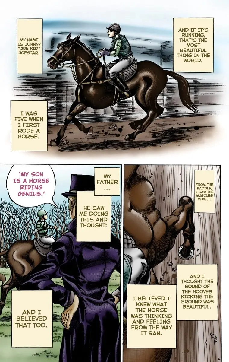 JoJo's Bizarre Adventure Steel Ball Run Colored Manga, chapter 3, page 4