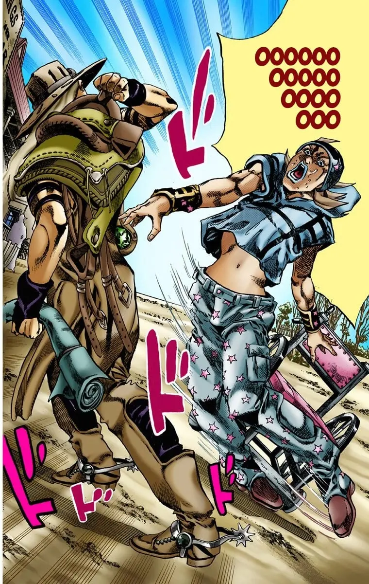 JoJo's Bizarre Adventure Steel Ball Run Colored Manga, chapter 3, page 19