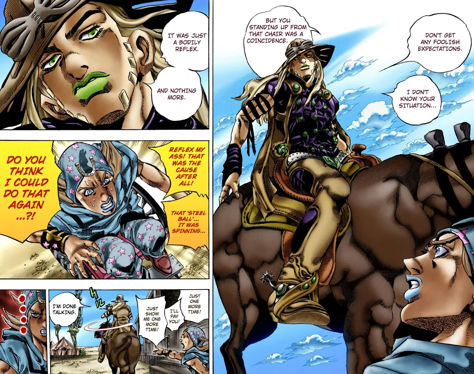 JoJo's Bizarre Adventure Steel Ball Run Colored Manga, chapter 3, page 25