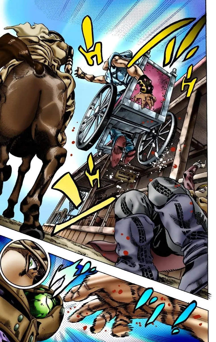 JoJo's Bizarre Adventure Steel Ball Run Colored Manga, chapter 3, page 27