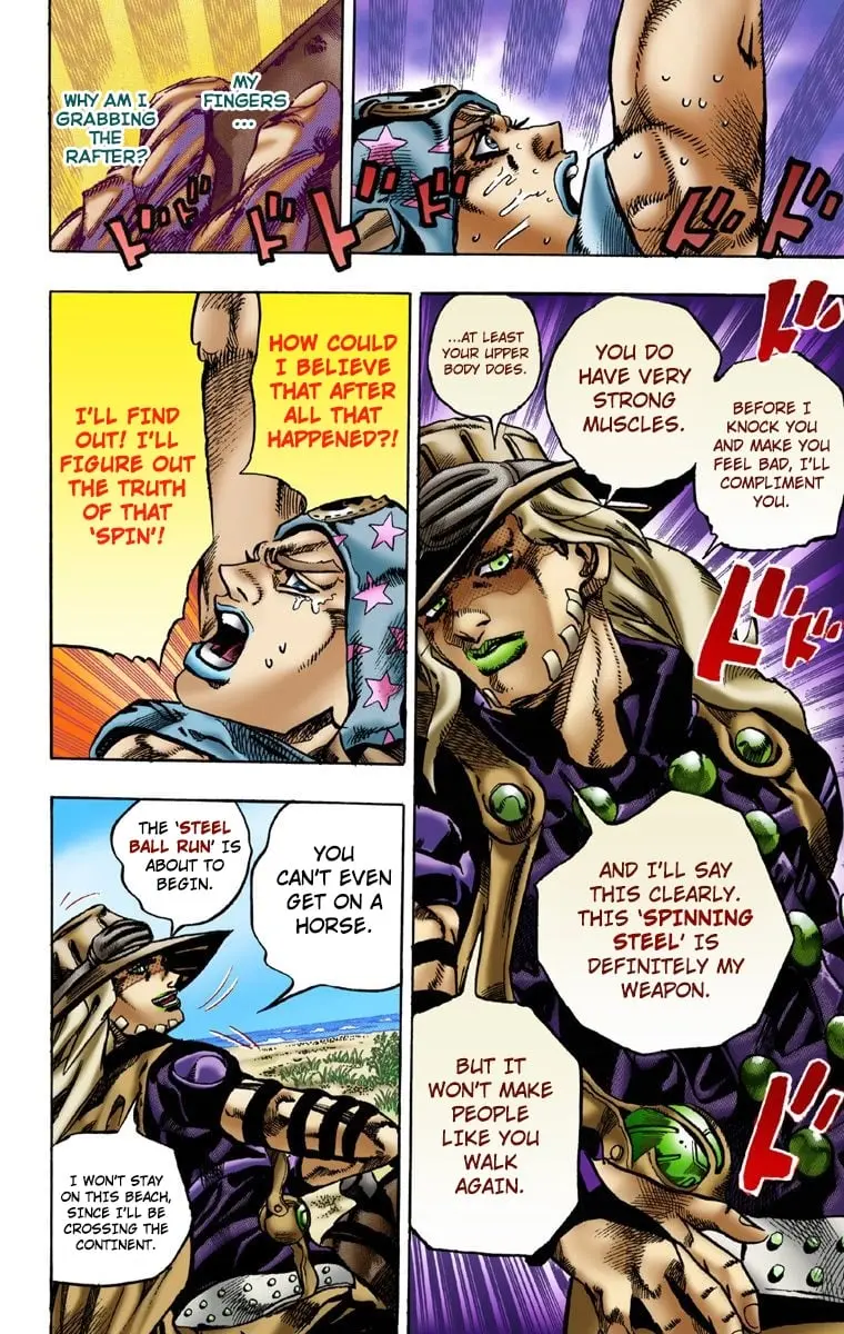 JoJo's Bizarre Adventure Steel Ball Run Colored Manga, chapter 3, page 30