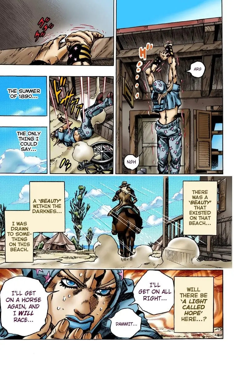 JoJo's Bizarre Adventure Steel Ball Run Colored Manga, chapter 3, page 31