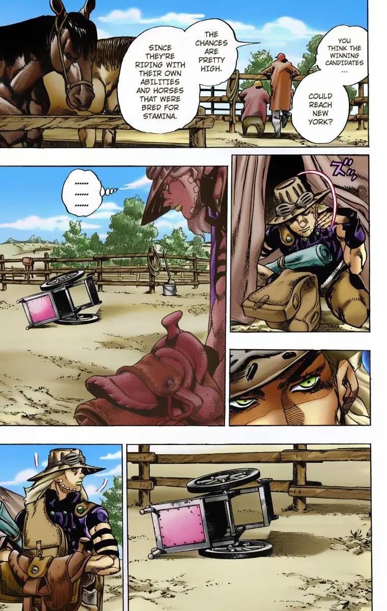 JoJo's Bizarre Adventure Steel Ball Run Colored Manga, chapter 4, page 4