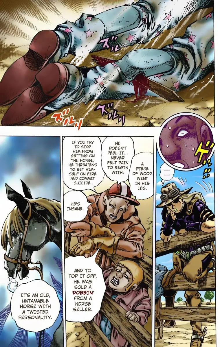 JoJo's Bizarre Adventure Steel Ball Run Colored Manga, chapter 4, page 8