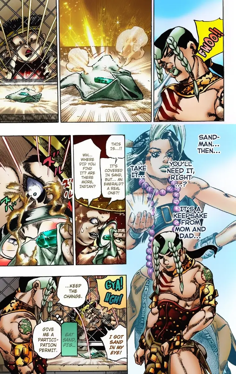 JoJo's Bizarre Adventure Steel Ball Run Colored Manga, chapter 4, page 14