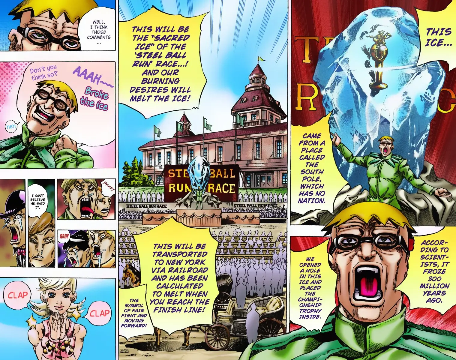 JoJo's Bizarre Adventure Steel Ball Run Colored Manga, chapter 4, page 18