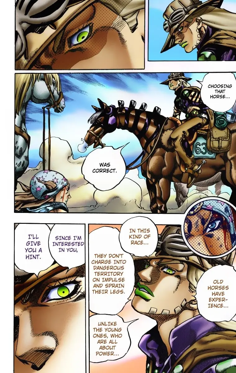 JoJo's Bizarre Adventure Steel Ball Run Colored Manga, chapter 4, page 22