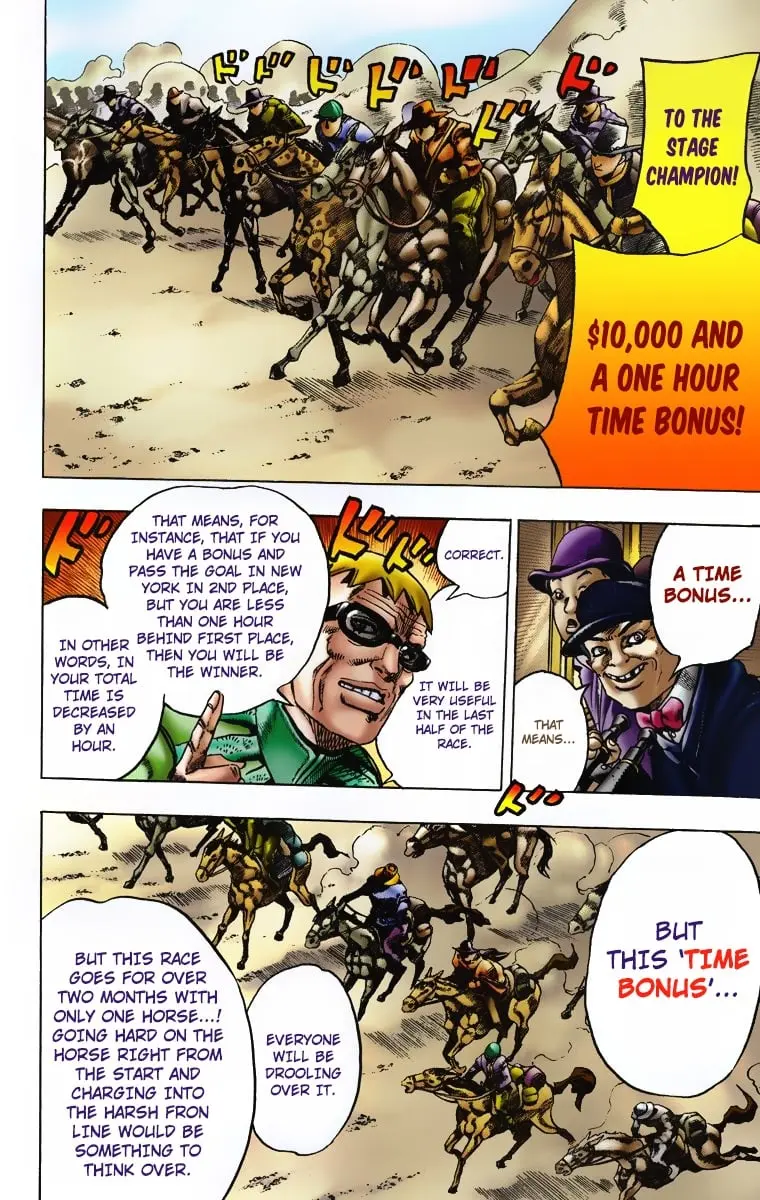 JoJo's Bizarre Adventure Steel Ball Run Colored Manga, chapter 5, page 4