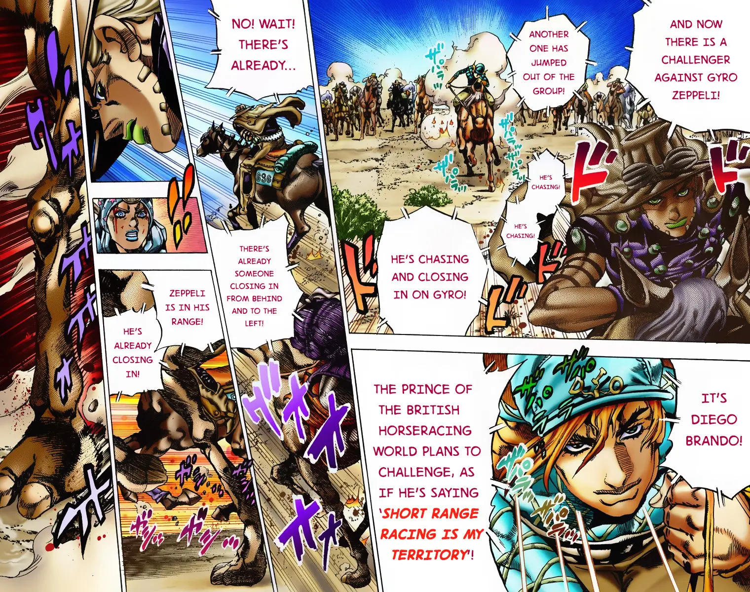 JoJo's Bizarre Adventure Steel Ball Run Colored Manga, chapter 5, page 11