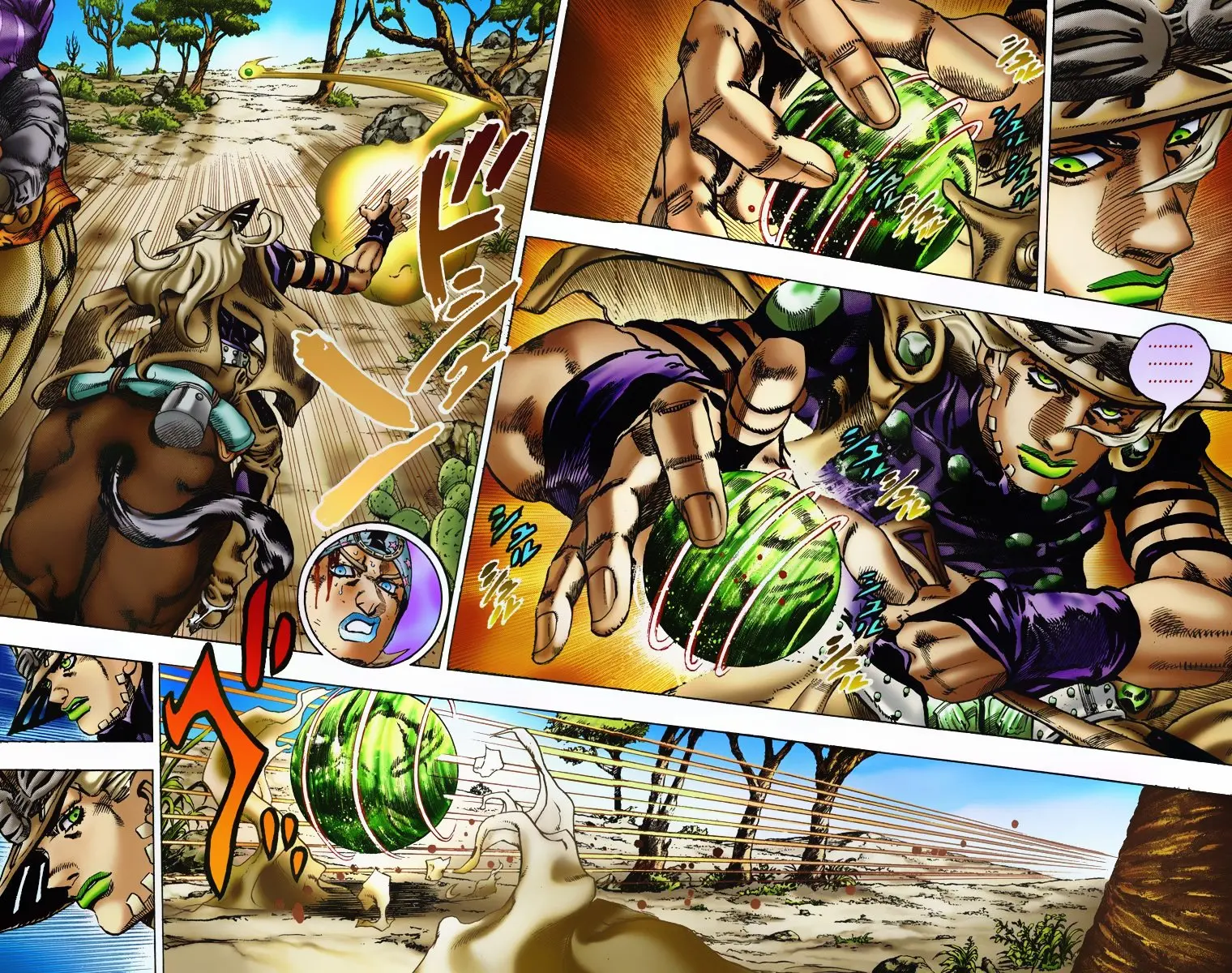 JoJo's Bizarre Adventure Steel Ball Run Colored Manga, chapter 5, page 16