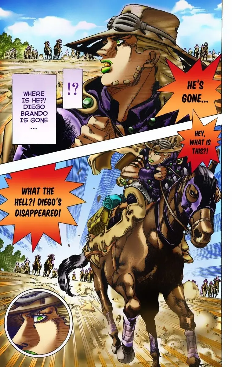 JoJo's Bizarre Adventure Steel Ball Run Colored Manga, chapter 6, page 8
