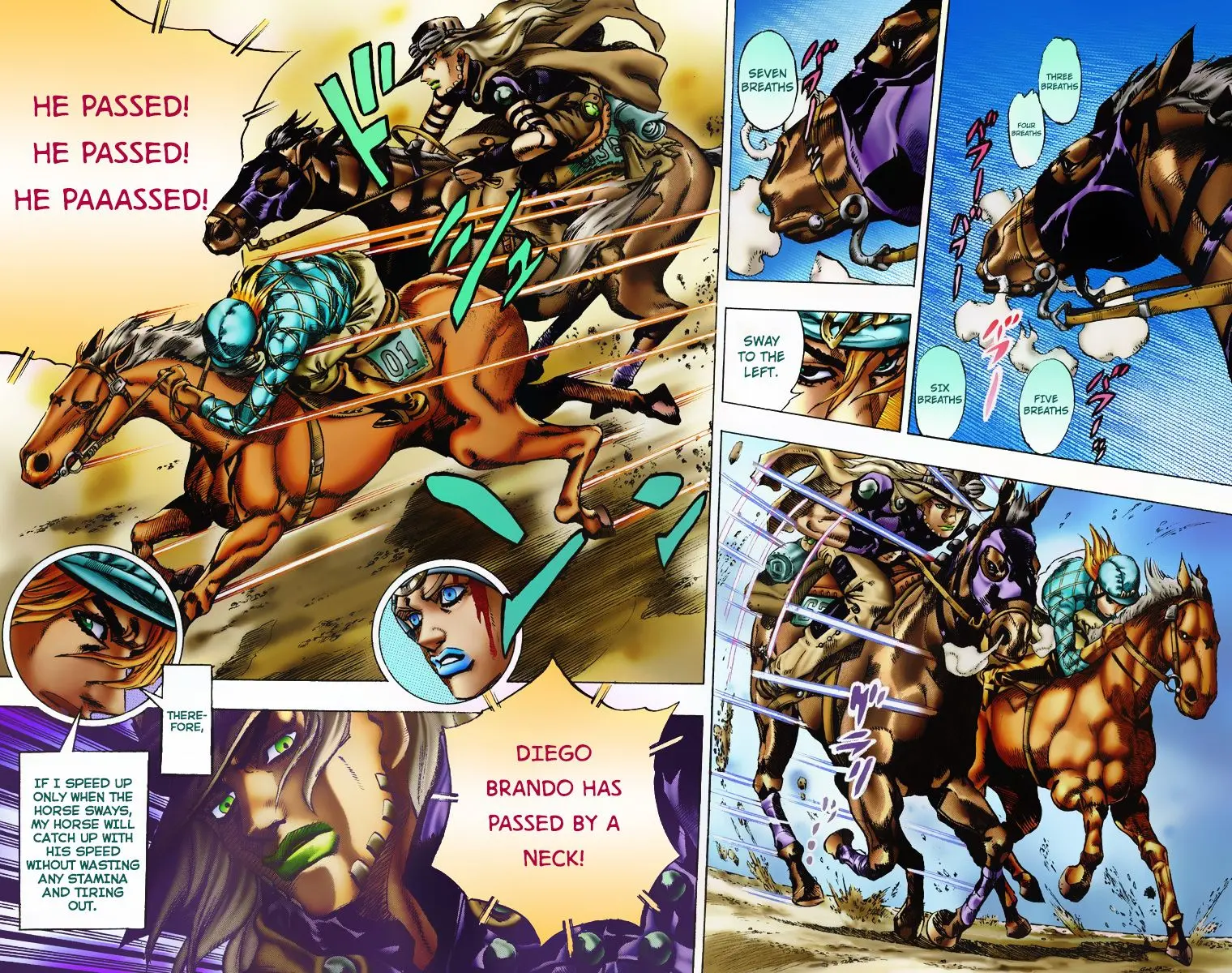 JoJo's Bizarre Adventure Steel Ball Run Colored Manga, chapter 6, page 12