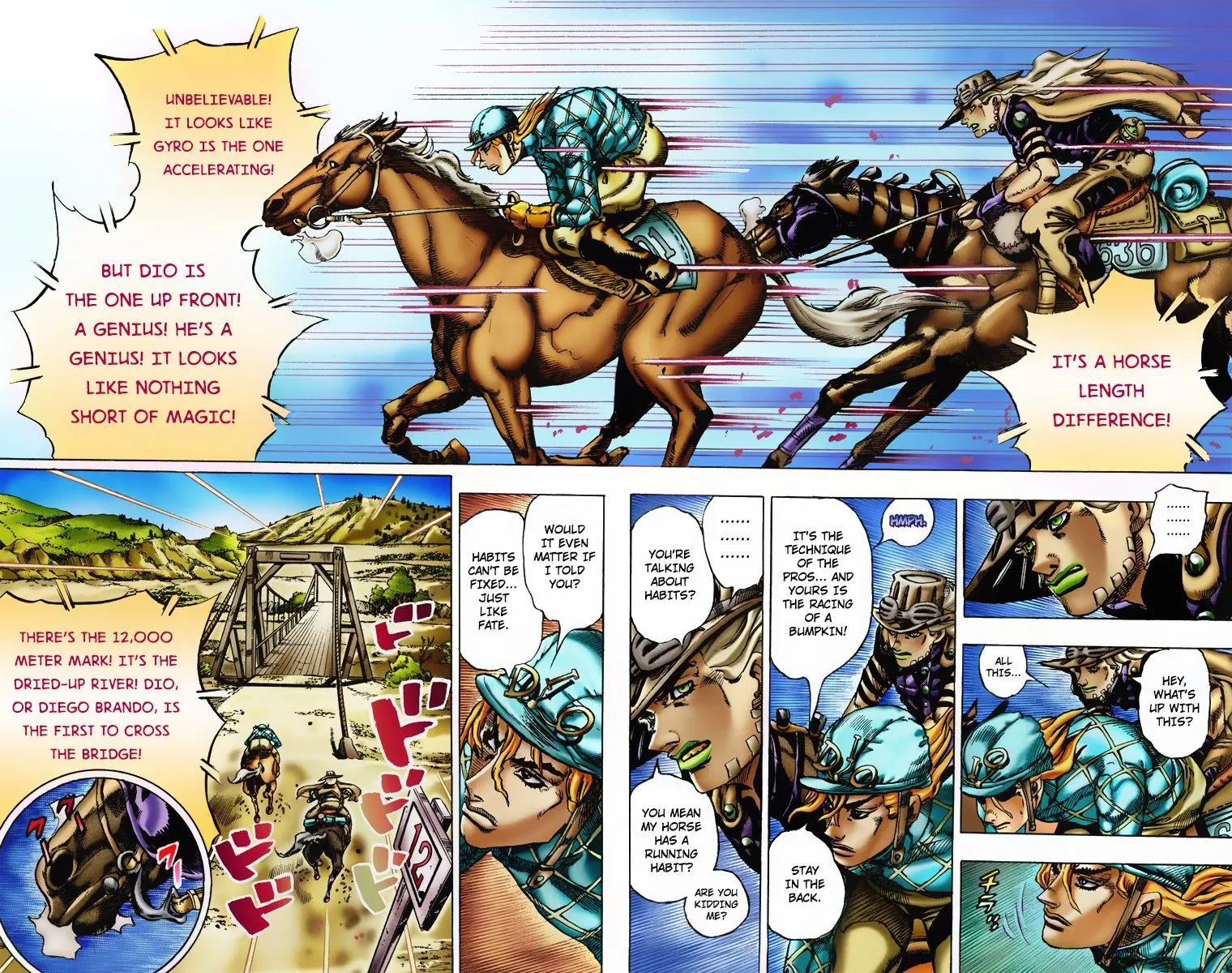 JoJo's Bizarre Adventure Steel Ball Run Colored Manga, chapter 6, page 14