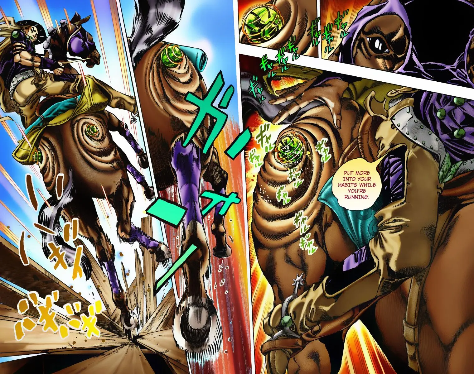 JoJo's Bizarre Adventure Steel Ball Run Colored Manga, chapter 6, page 17