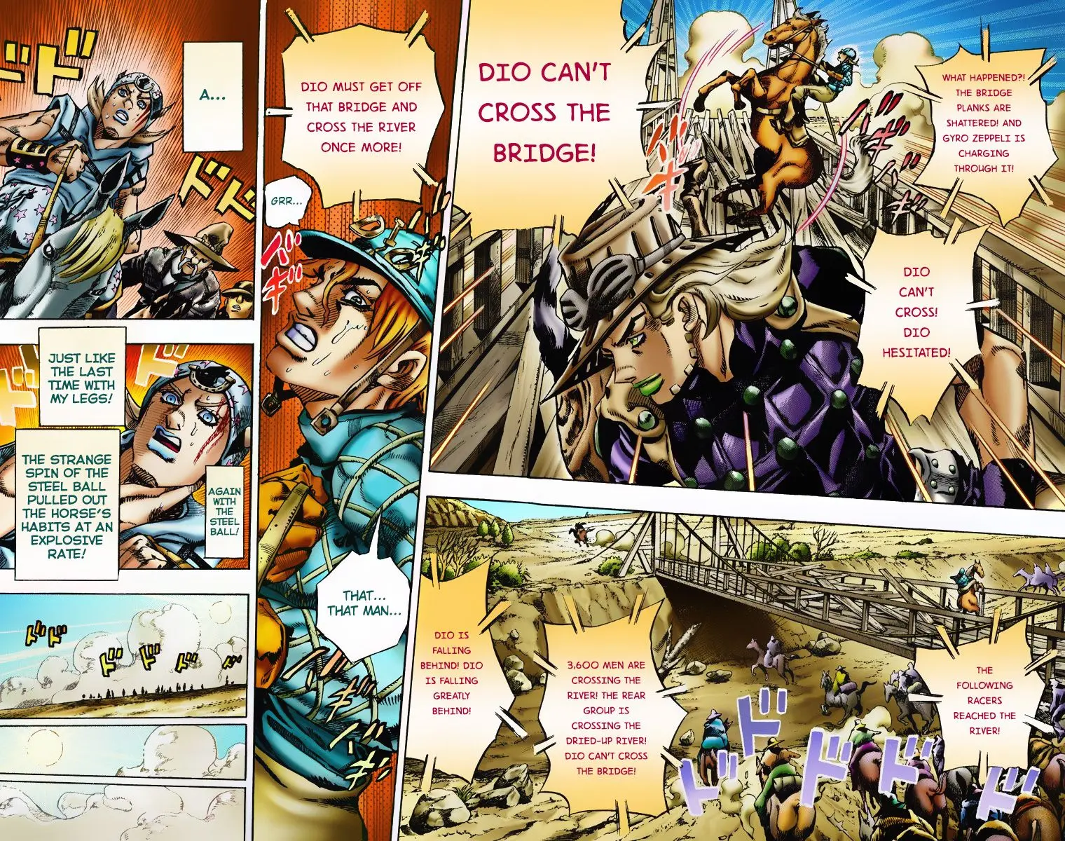 JoJo's Bizarre Adventure Steel Ball Run Colored Manga, chapter 6, page 20