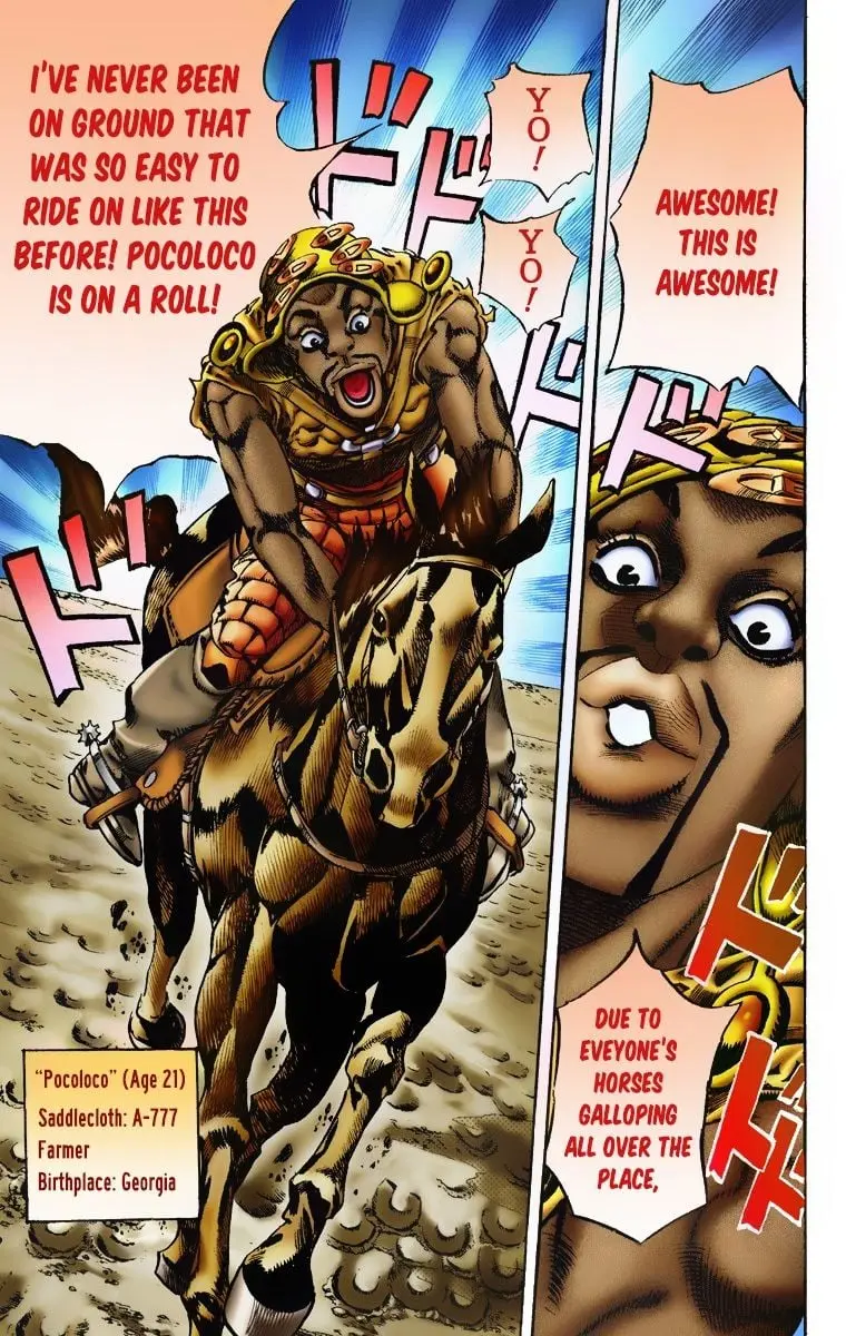 JoJo's Bizarre Adventure Steel Ball Run Colored Manga, chapter 6, page 24