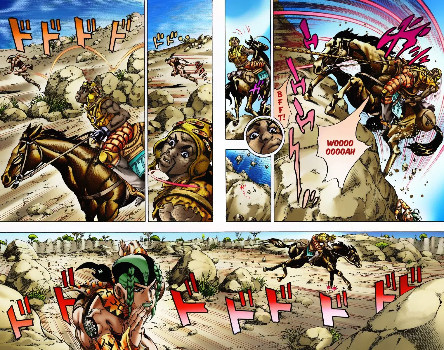JoJo's Bizarre Adventure Steel Ball Run Colored Manga, chapter 7, page 11
