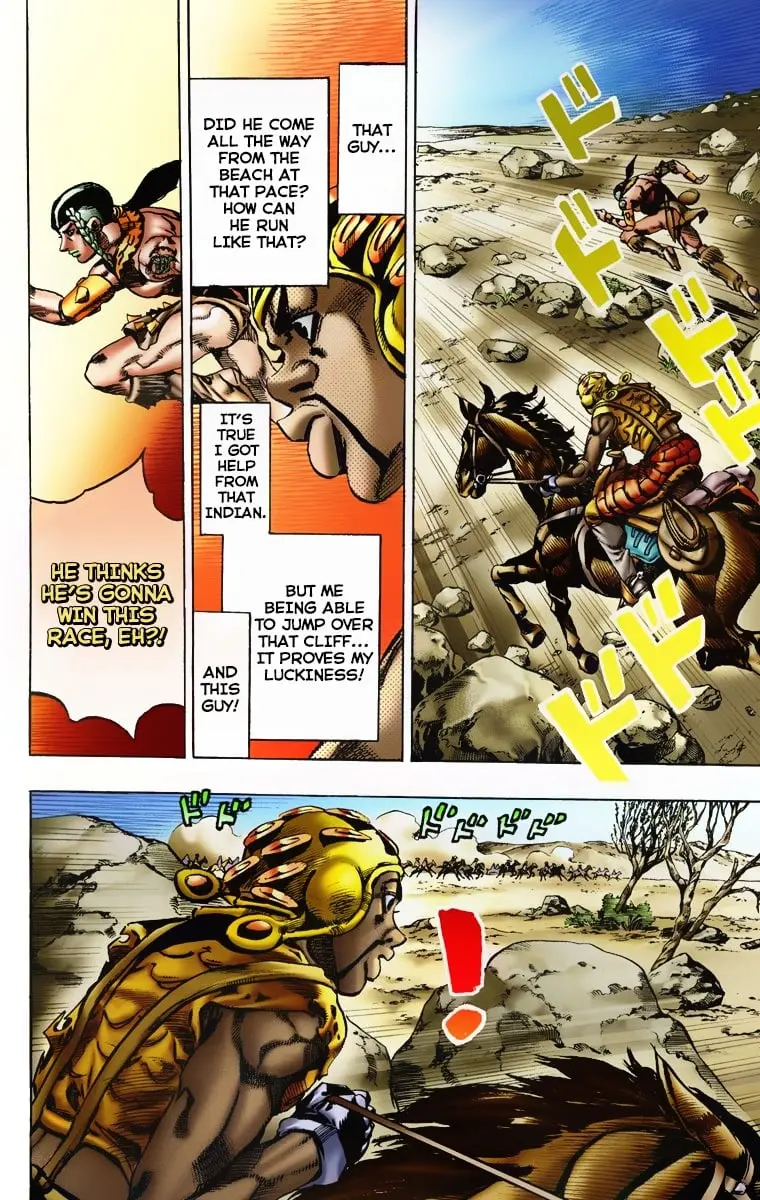 JoJo's Bizarre Adventure Steel Ball Run Colored Manga, chapter 7, page 12