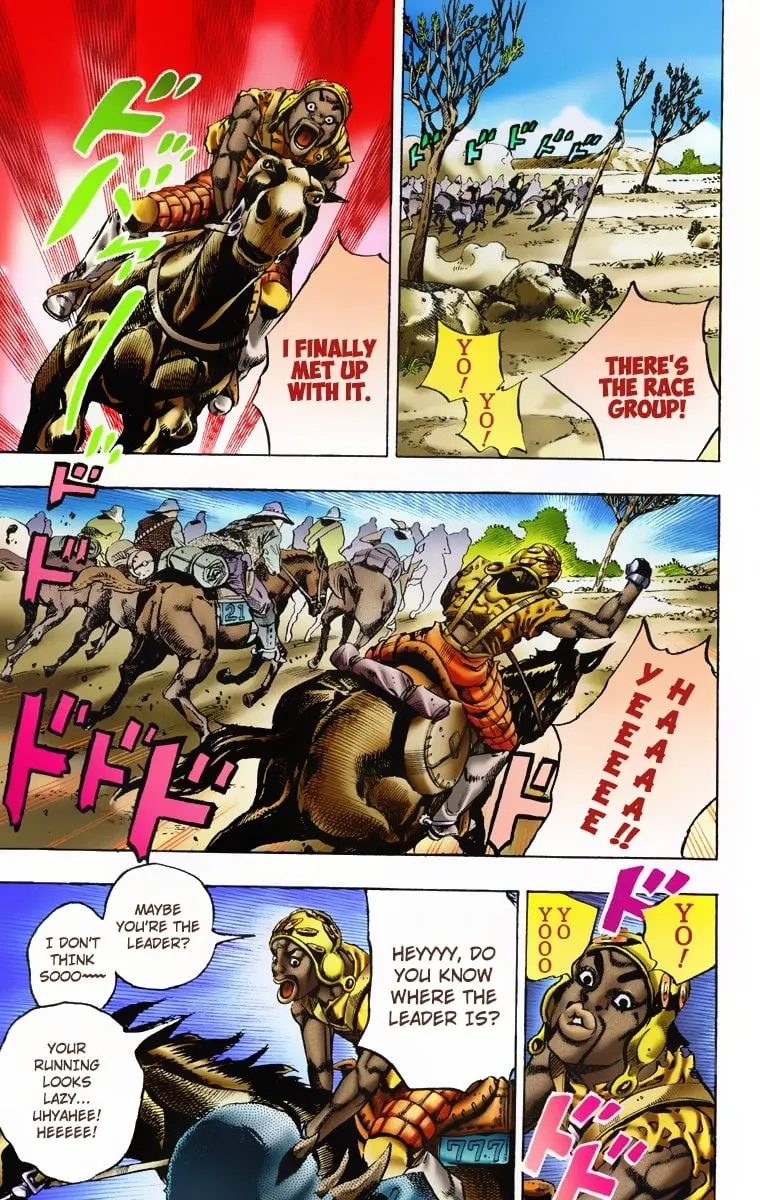 JoJo's Bizarre Adventure Steel Ball Run Colored Manga, chapter 7, page 13