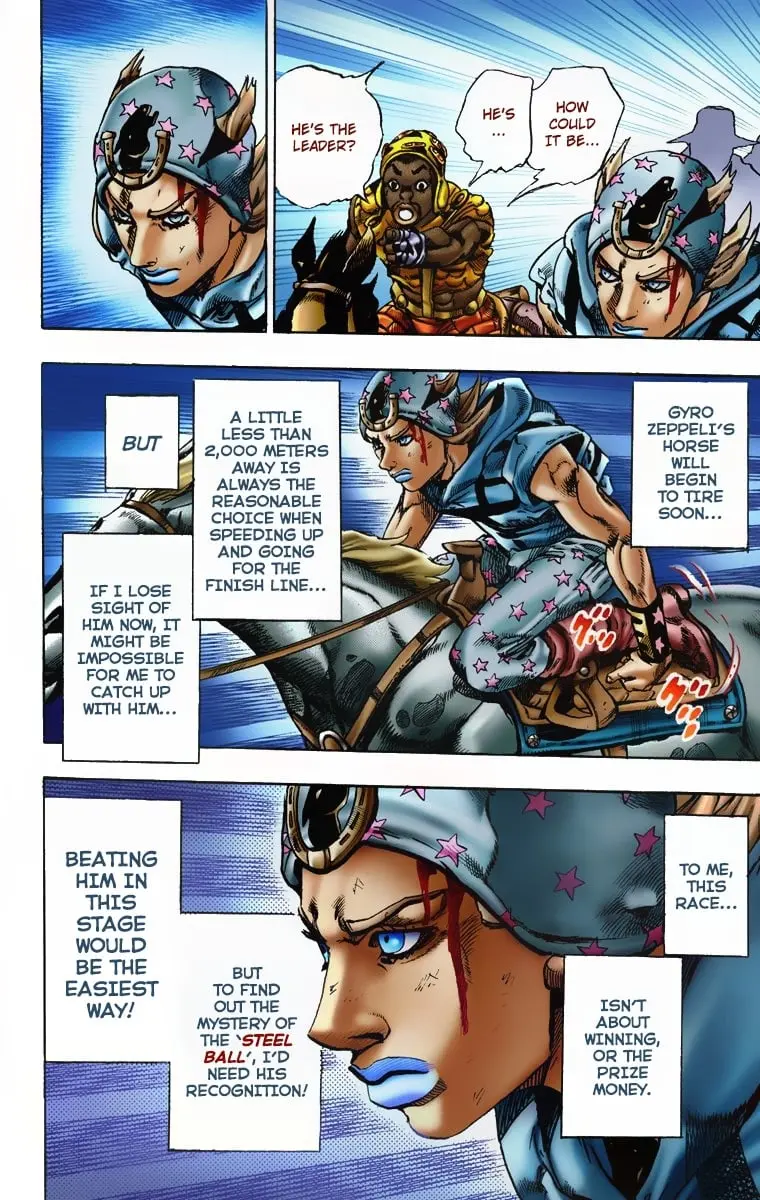 JoJo's Bizarre Adventure Steel Ball Run Colored Manga, chapter 7, page 15