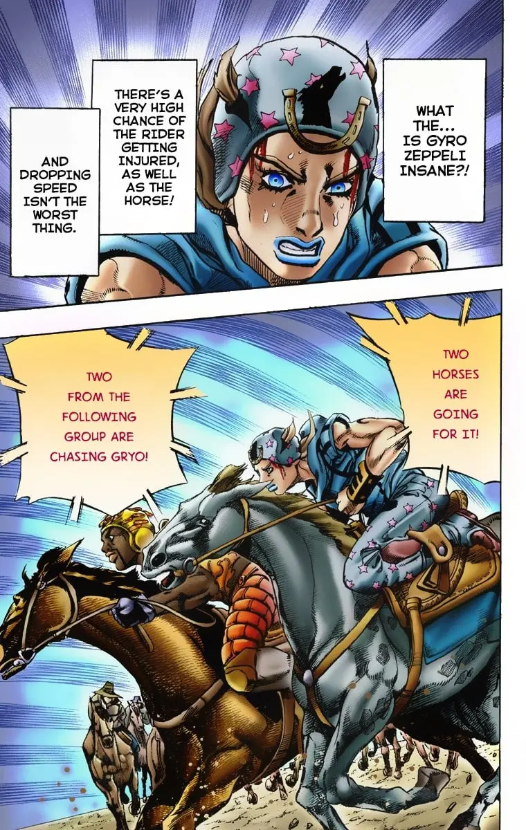 JoJo's Bizarre Adventure Steel Ball Run Colored Manga, chapter 7, page 20