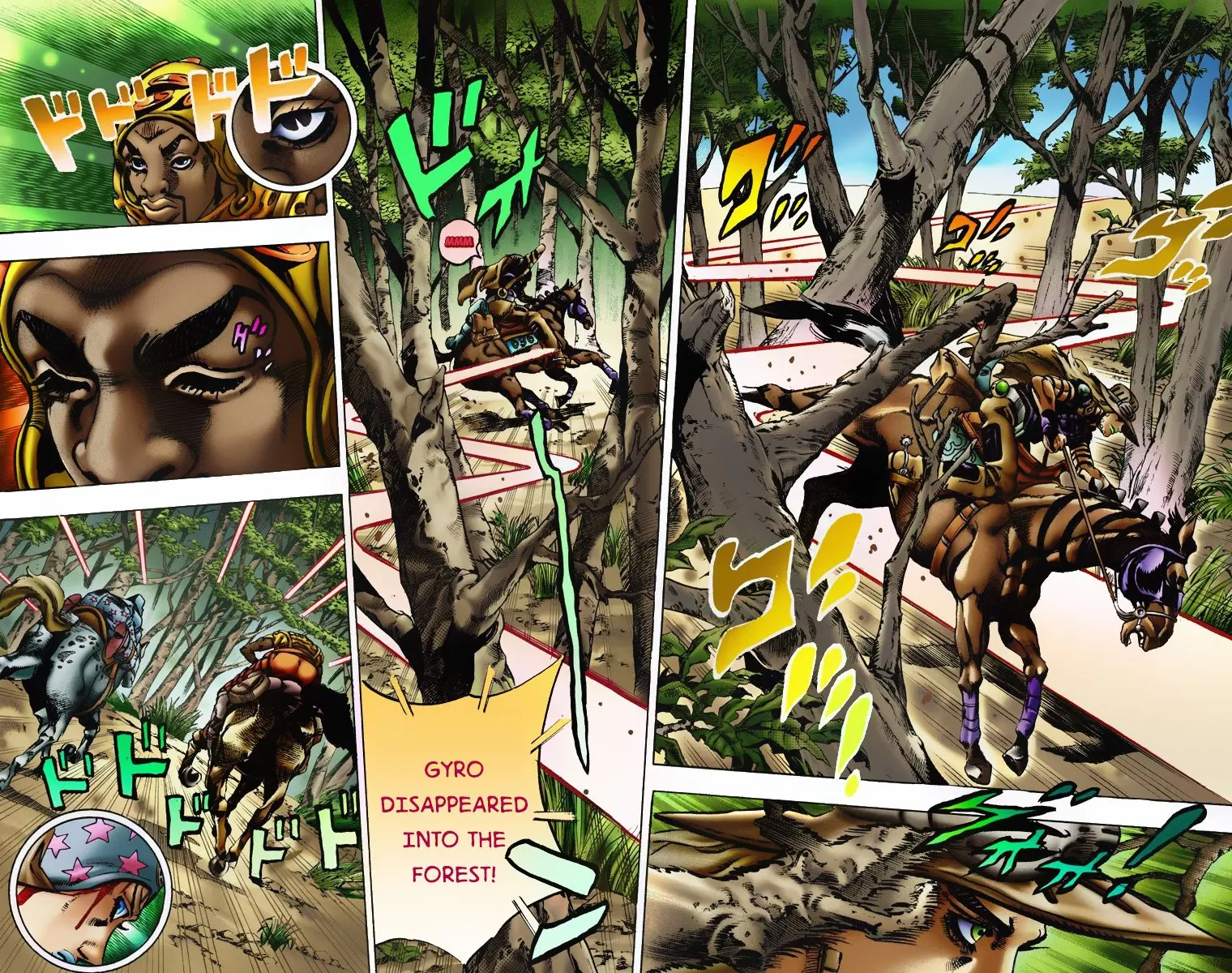 JoJo's Bizarre Adventure Steel Ball Run Colored Manga, chapter 7, page 22