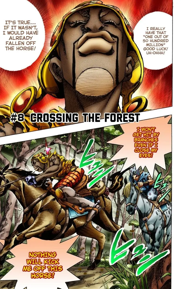 JoJo's Bizarre Adventure Steel Ball Run Colored Manga, chapter 8, page 1
