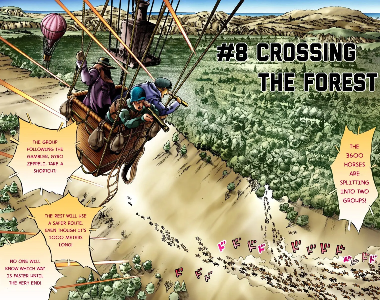 JoJo's Bizarre Adventure Steel Ball Run Colored Manga, chapter 8, page 2