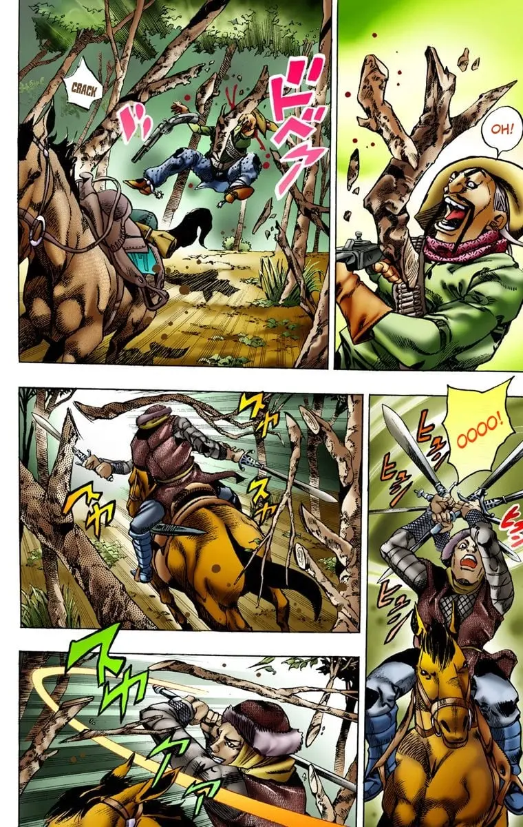JoJo's Bizarre Adventure Steel Ball Run Colored Manga, chapter 8, page 4