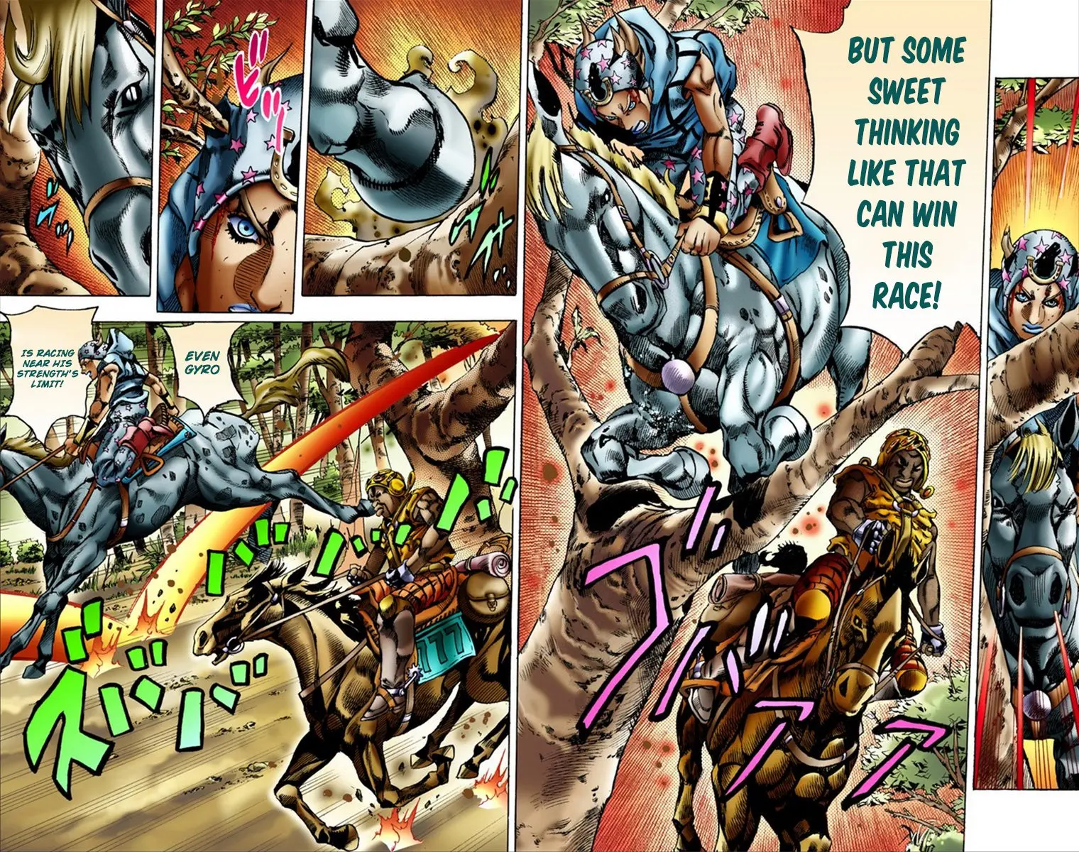 JoJo's Bizarre Adventure Steel Ball Run Colored Manga, chapter 8, page 8