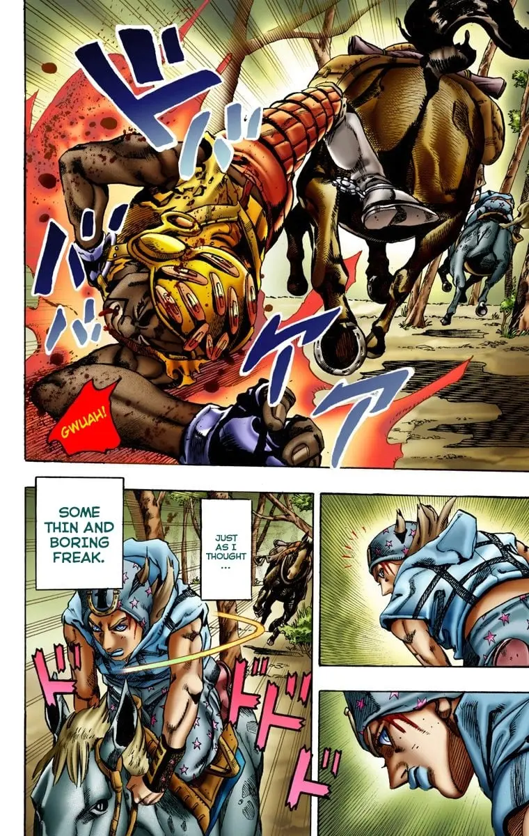 JoJo's Bizarre Adventure Steel Ball Run Colored Manga, chapter 8, page 11