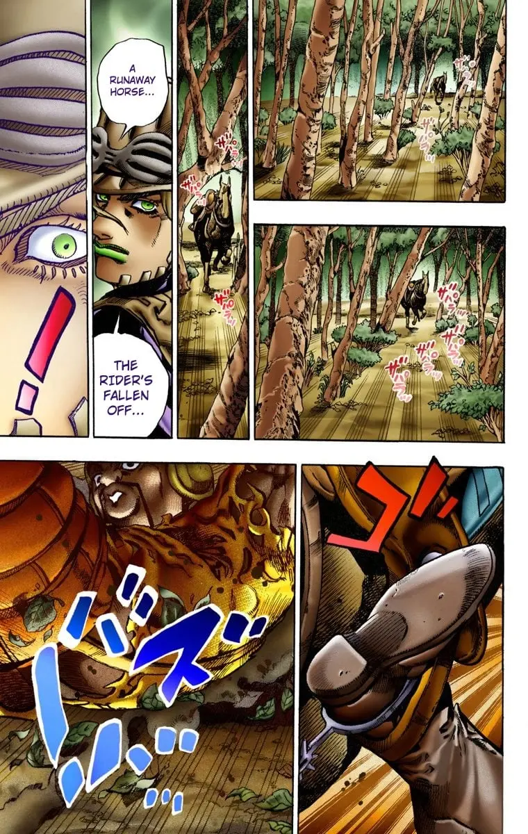 JoJo's Bizarre Adventure Steel Ball Run Colored Manga, chapter 8, page 14