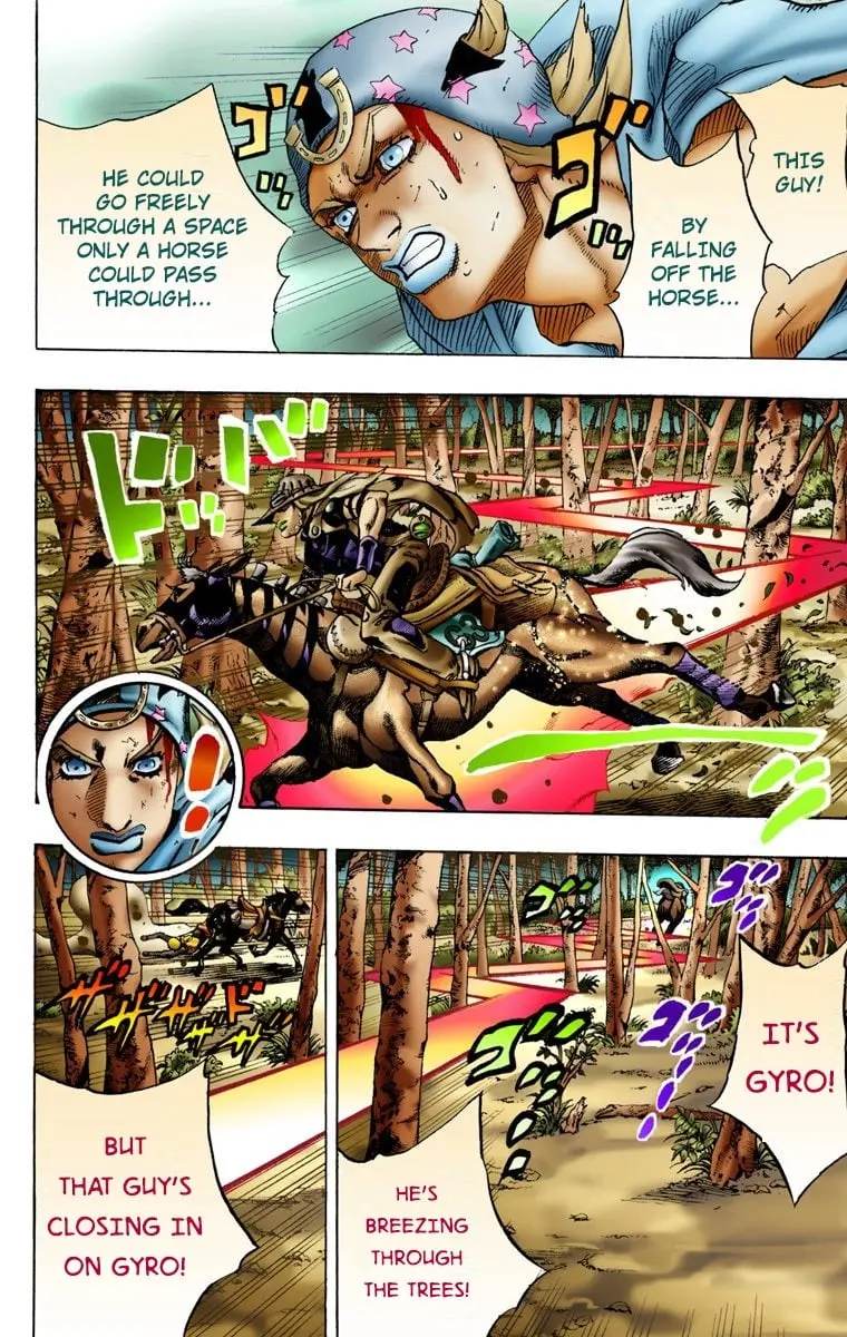 JoJo's Bizarre Adventure Steel Ball Run Colored Manga, chapter 8, page 16