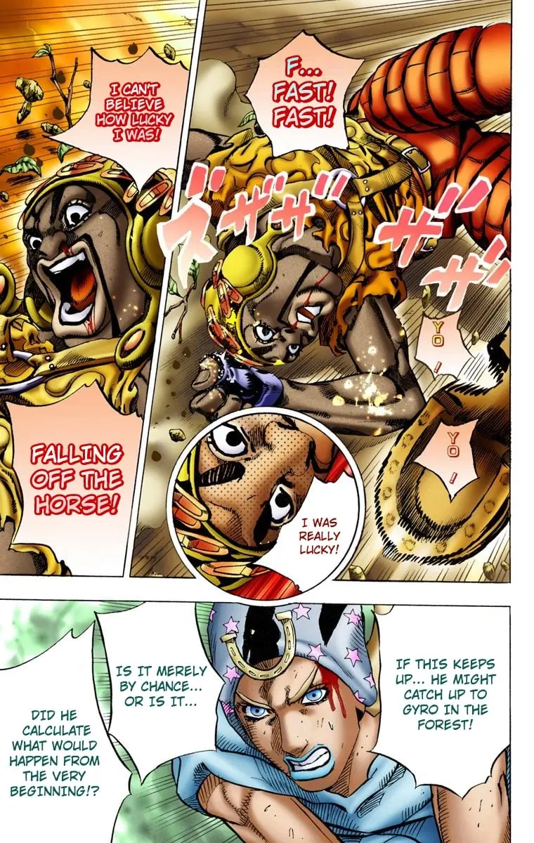 JoJo's Bizarre Adventure Steel Ball Run Colored Manga, chapter 8, page 17