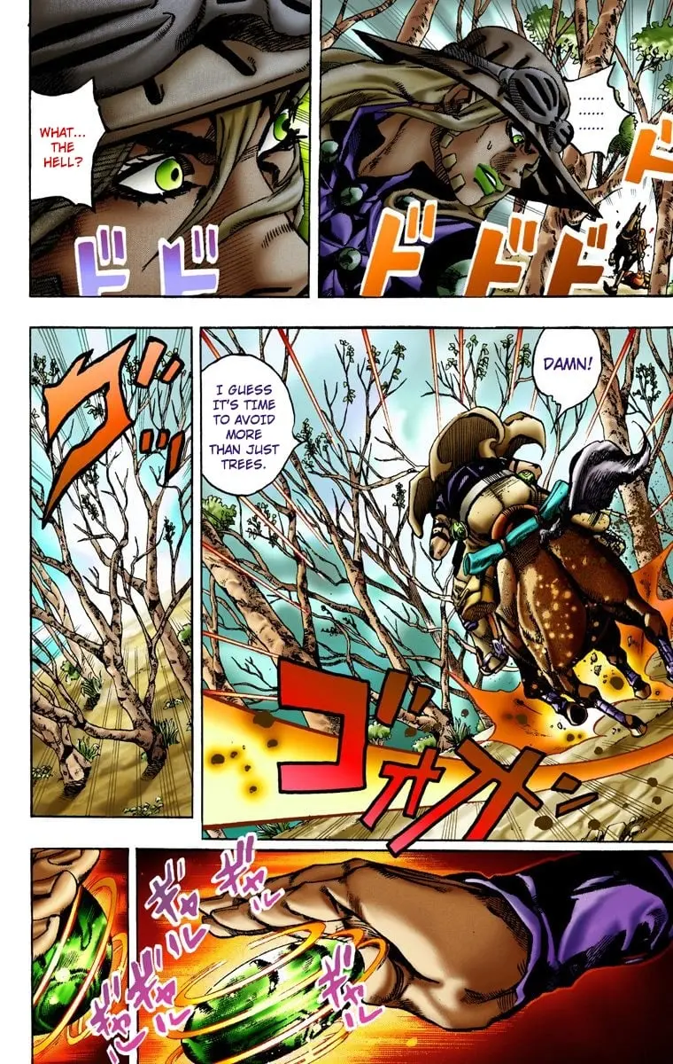 JoJo's Bizarre Adventure Steel Ball Run Colored Manga, chapter 8, page 18