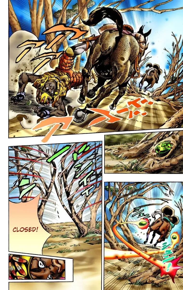 JoJo's Bizarre Adventure Steel Ball Run Colored Manga, chapter 8, page 22